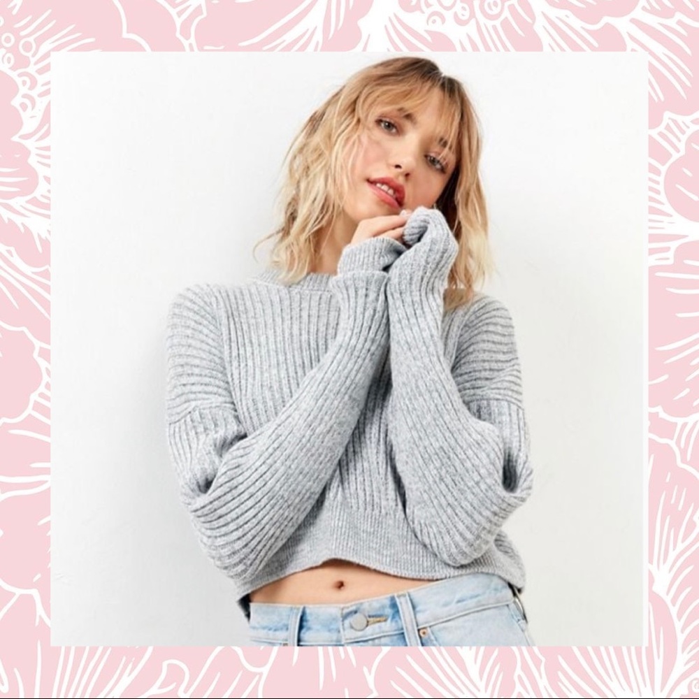 UO Big Sur Ribbed Pullover Sweater